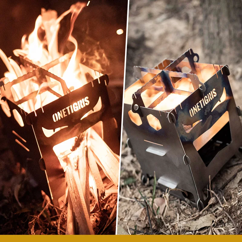 OneTigris Titanium Firewood Stove Wood Burning Stove ROCUBOID Splicing EVIL EYES Portable Camping Furnace Picnic Cooking
OneTigris Titanium Firewood Stove Wood Burning Stove ROCUBOID Splicing EVIL EYES Portable Camping Furnace Picnic Cooking