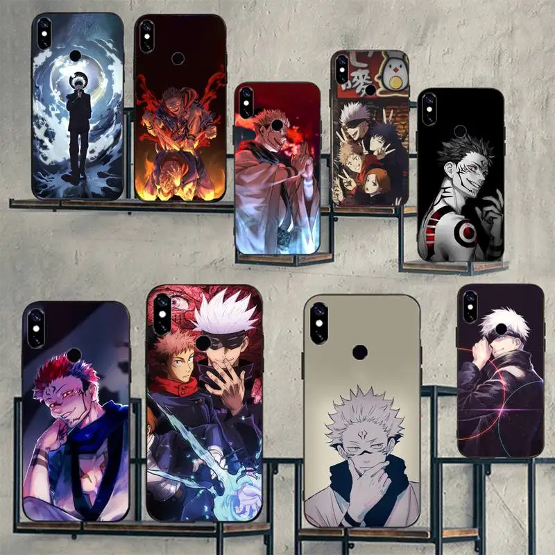 

Anime Jujutsu Kaisen Satoru Sukuna Phone Case For Xiaomi Redmi 7 9t 9se k20 mi8 max3 lite 9 note 8 9s 10 pro cover