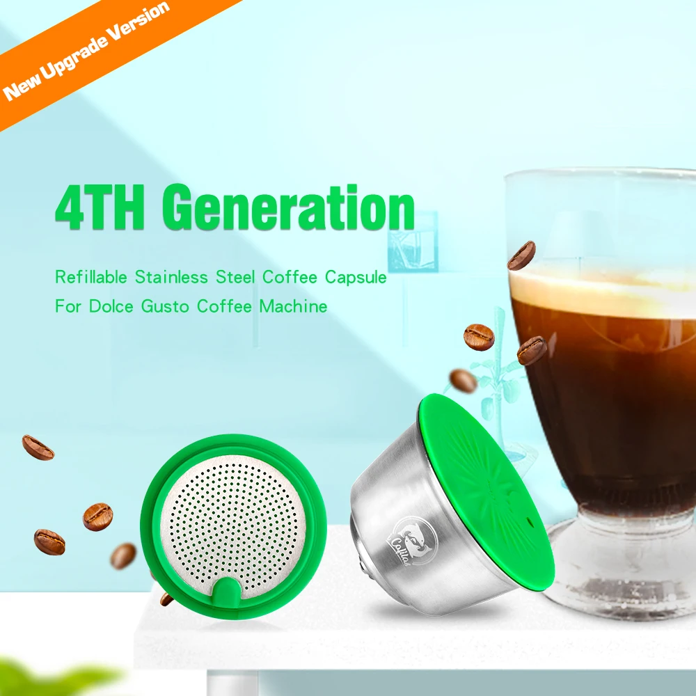 Кофейная капсула для кофемашины Dolce Gusto многоразовые подставки из нержавеющей