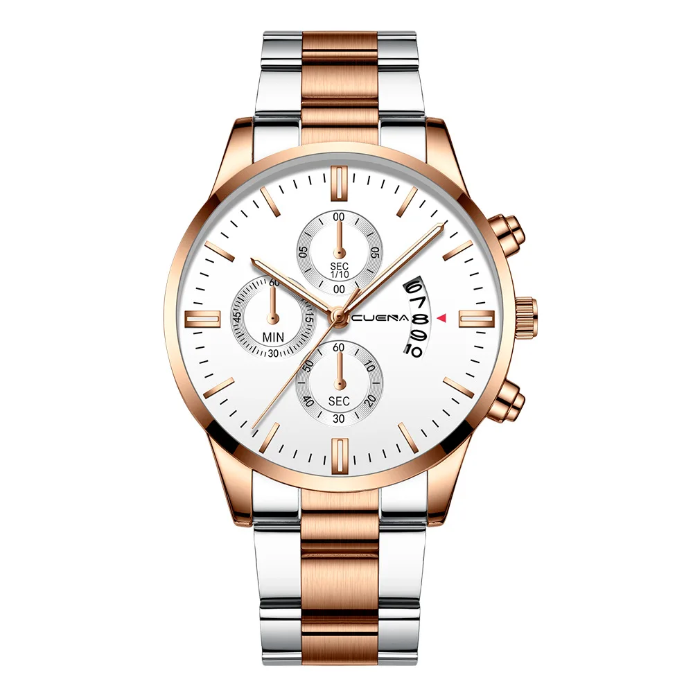 New CUENA 845 Waterproof Stainless Steel Strap Simple Calendar Casual Sports Men's Watch Fashion Trend Korean Male Wristwatches
New CUENA 845 Waterproof Stainless Steel Strap Simple Calendar Casual Sports Men's Watch Fashion Trend Korean Male Wristwatches