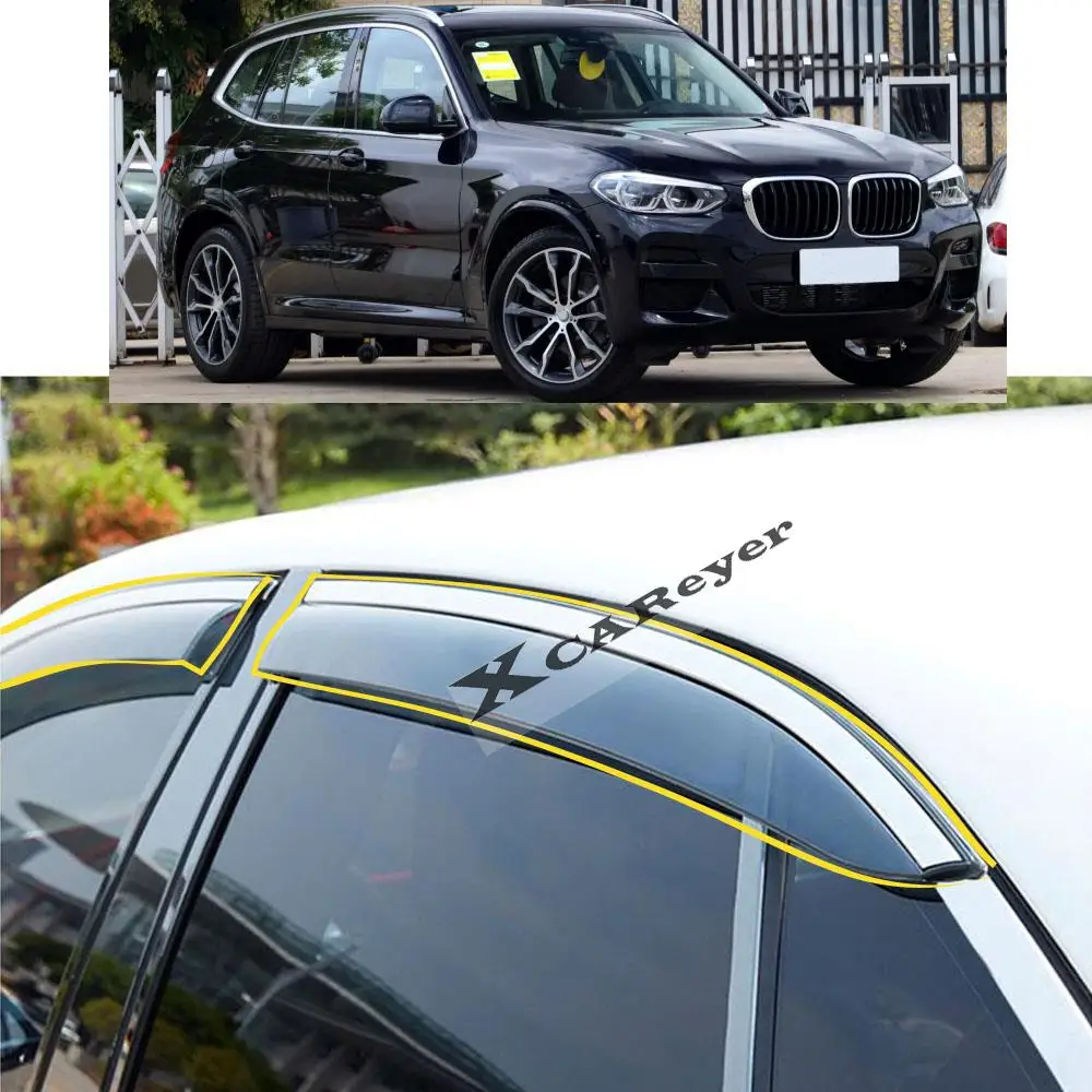 For BMW X3 2018 2019 2020 2021 Car Body Styling Sticker Plastic Window Glass Wind Visor Rain/Sun Guard Vent Parts
For BMW X3 2018 2019 2020 2021 Car Body Styling Sticker Plastic Window Glass Wind Visor Rain/Sun Guard Vent Parts
