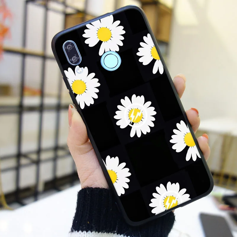 Чехол для Huawei Nova Smart Lite 2017 силиконовый чехол-накладка с цветком маргаритки 2i 2 Plus 3