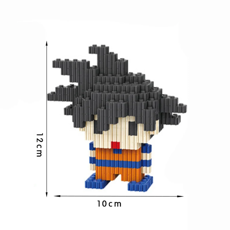 Алмазные строительные блоки китов мини кирпичный Аниме фигурки SonGoku Kakash Гаара