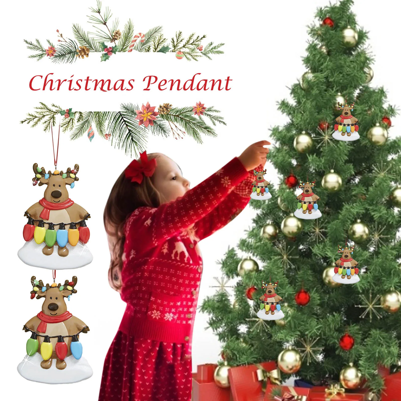 Christmas Diy Name Cartoon Elk Deer Xmas Trees Hanging Ornament for Party Home Decor 2021 Christmas Holiday Decorations
Christmas Diy Name Cartoon Elk Deer Xmas Trees Hanging Ornament for Party Home Decor 2021 Christmas Holiday Decorations