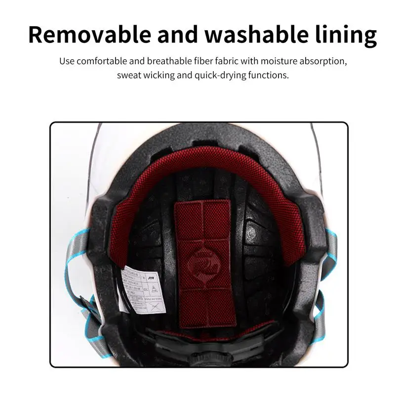 Motorcycle Helmet High Definition Goggle Breathable Motorbike Head Protector Adjustable Riding Headwear Universal for Men Women
Motorcycle Helmet High Definition Goggle Breathable Motorbike Head Protector Adjustable Riding Headwear Universal for Men Women