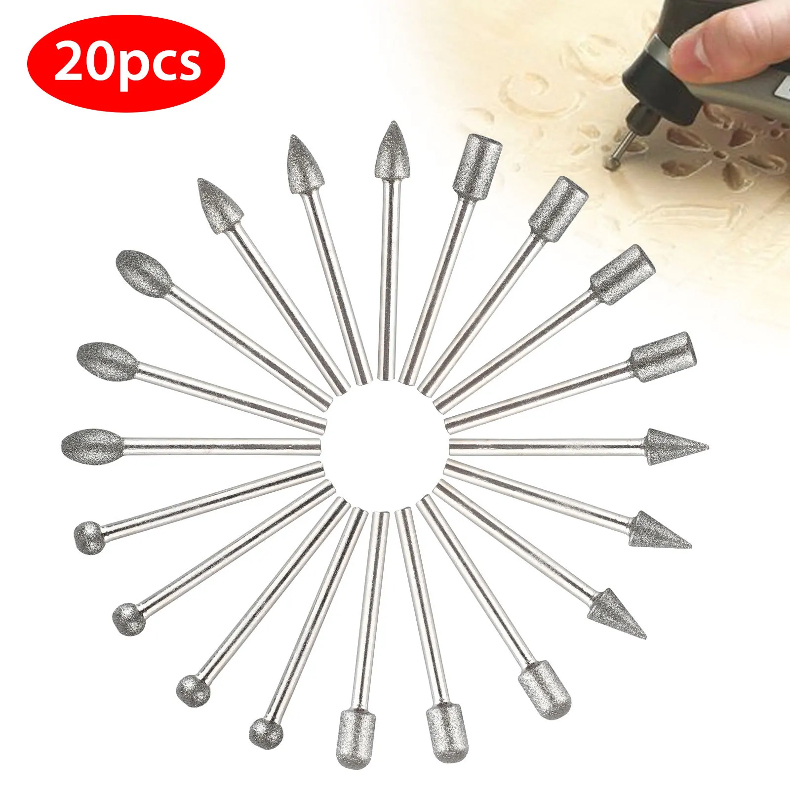 20pcs Set HSS Titanium For Dremel Routing Rotary Milling Rotary File Cutter Wood Carving Carved Knife Cutter Tools Accessories
20pcs Set HSS Titanium For Dremel Routing Rotary Milling Rotary File Cutter Wood Carving Carved Knife Cutter Tools Accessories
