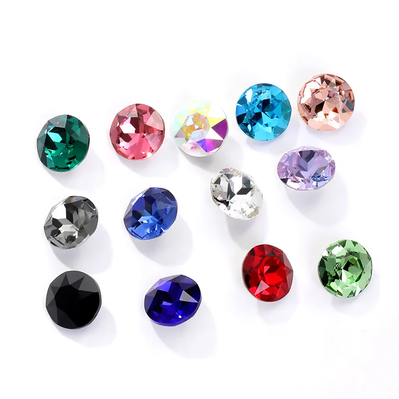 8mm/10mm/12mm 20Pcs Colorful Crystals Strass for Jewelry Making Glue On Beads Nail Art Decoration Rhinestone Gemstone Charms
8mm/10mm/12mm 20Pcs Colorful Crystals Strass for Jewelry Making Glue On Beads Nail Art Decoration Rhinestone Gemstone Charms