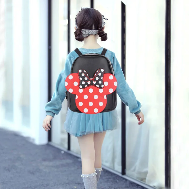 Disney Minnie Mouse Backpack Hot Mickey Mouse Girl Bags Kawaii Children's PU Bagpacks For Girls Women Schoolbag Birthday Gifts 
Disney Minnie Mouse Backpack Hot Mickey Mouse Girl Bags Kawaii Children's PU Bagpacks For Girls Women Schoolbag Birthday Gifts