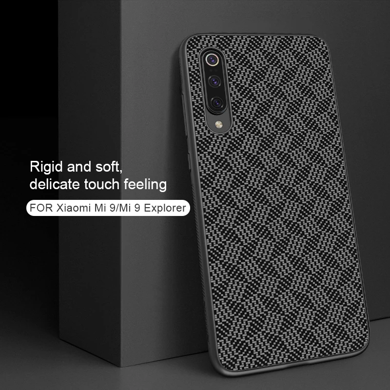 Чехлы с 3D текстурой для Xiaomi mi 9 explorer чехол на заднюю панель Nillkin из твердого