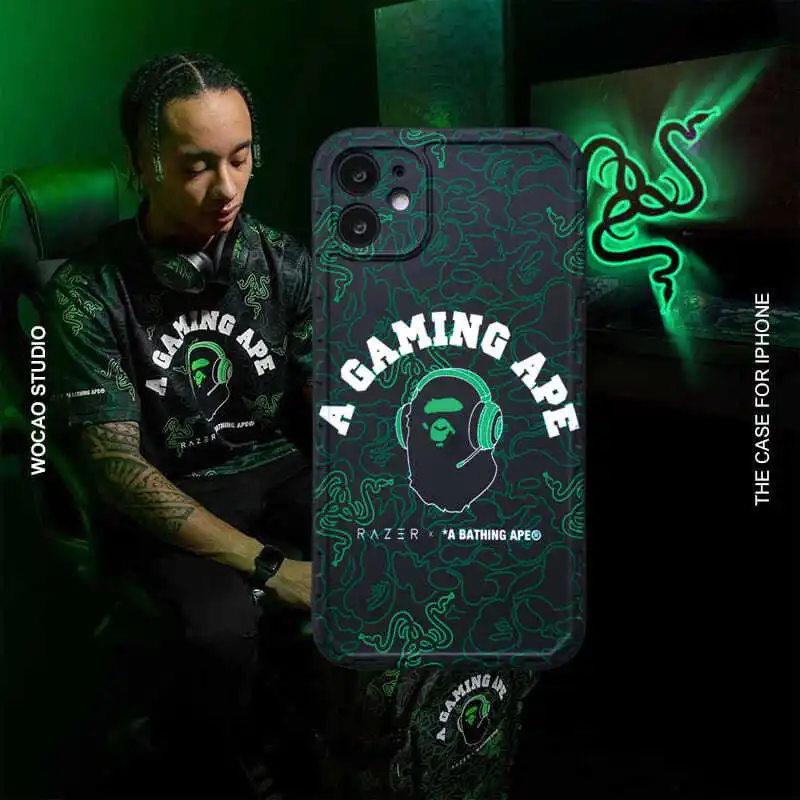 Fashion brand Design-Razer Phone Case For iPhone 13 Pro Max 12 Mini 11 SE 2020 7 8 Plus XS X XR Soft Cases Silicone Cover
Fashion brand Design-Razer Phone Case For iPhone 13 Pro Max 12 Mini 11 SE 2020 7 8 Plus XS X XR Soft Cases Silicone Cover