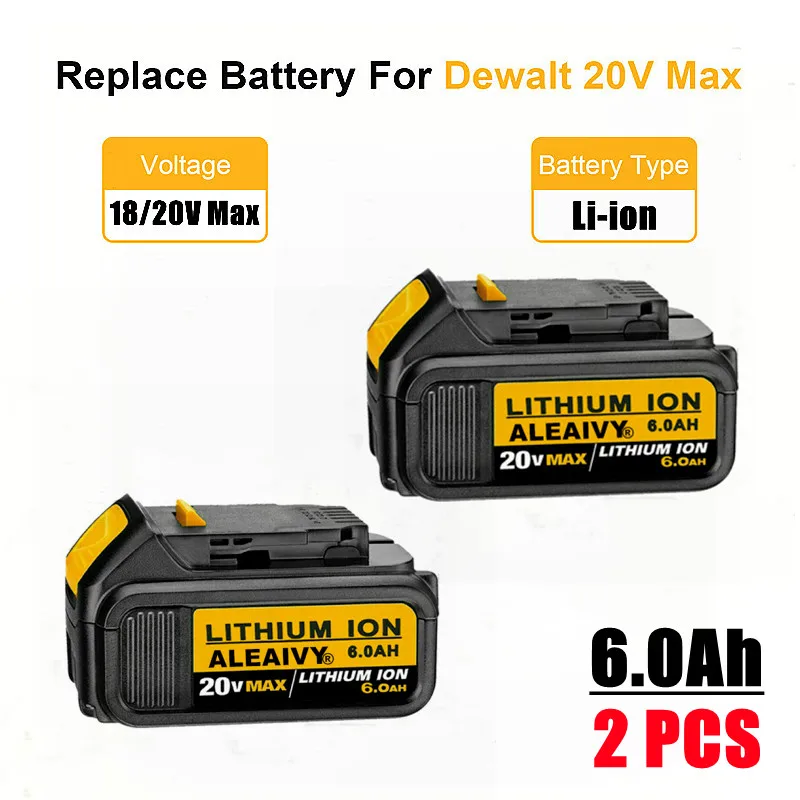 Литиевая сменная батарея DCB200 20 в Max XR 6,0 Ач для DeWalt 18 в DCB184 DCB200 DCB182 DCB180 DCB181 DCB182 DCB201 DCB206 L50
Литиевая сменная батарея DCB200 20 в Max XR 6,0 Ач для DeWalt 18 в DCB184 DCB200 DCB182 DCB180 DCB181 DCB182 DCB201 DCB206 L50