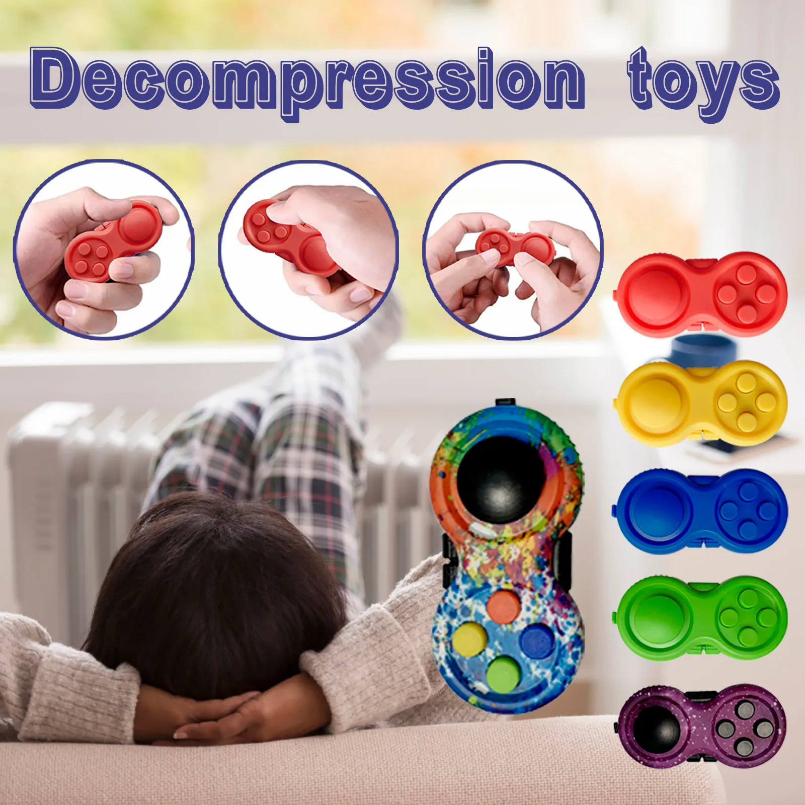 Антистресс коврик декомпрессии ручка для взрослых надувные игрушки Детская обучающая игра джойстик первоклассный чувствовать себя детски...
Антистресс коврик декомпрессии ручка для взрослых надувные игрушки Детская обучающая игра джойстик первоклассный чувствовать себя детски...