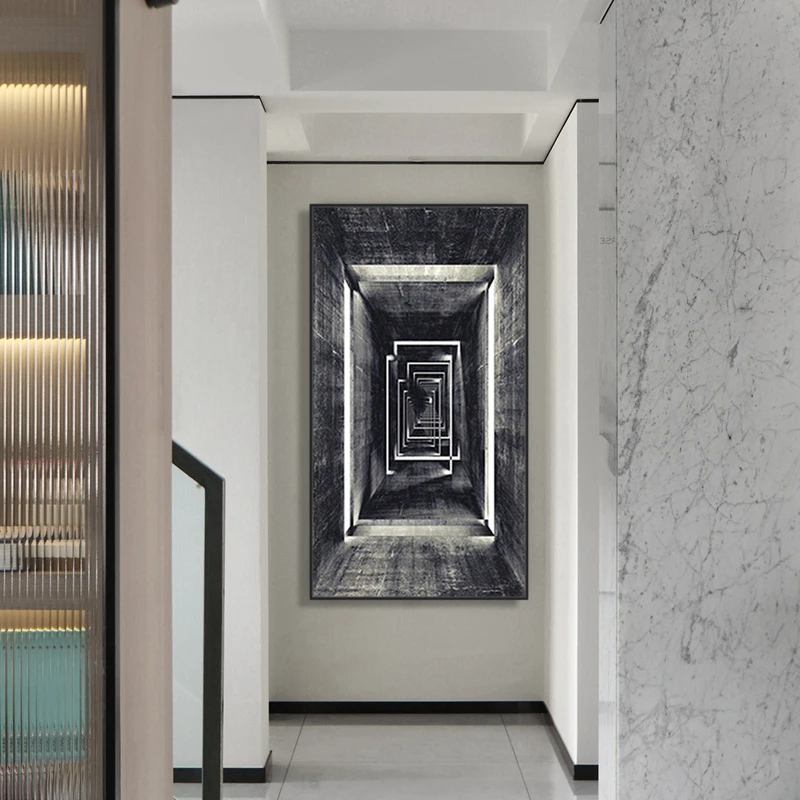 Abstract Infinite Aisle Canvas Painting Black and White Wall Art Poster Print Picture for Living Room Corridor Decorative Cuadro
Abstract Infinite Aisle Canvas Painting Black and White Wall Art Poster Print Picture for Living Room Corridor Decorative Cuadro