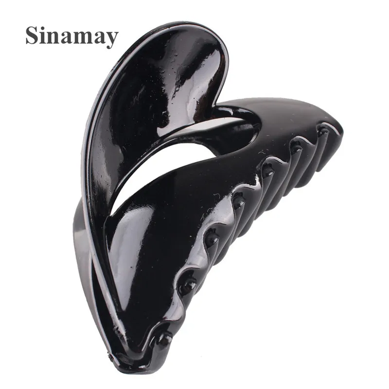 Flower Hair Claws 9*4CM Plastic Hair Clips Black Colors Hair Accessories for Women Lady Simple Hair Crab Clamp 24Pcs/Lot SYHC37
Flower Hair Claws 9*4CM Plastic Hair Clips Black Colors Hair Accessories for Women Lady Simple Hair Crab Clamp 24Pcs/Lot SYHC37