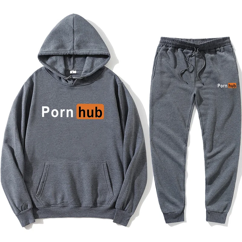 2020New hot sale letter printing hoodie + sweatpants autumn men street casual fashion hoodie track and field jogging sweatshirt