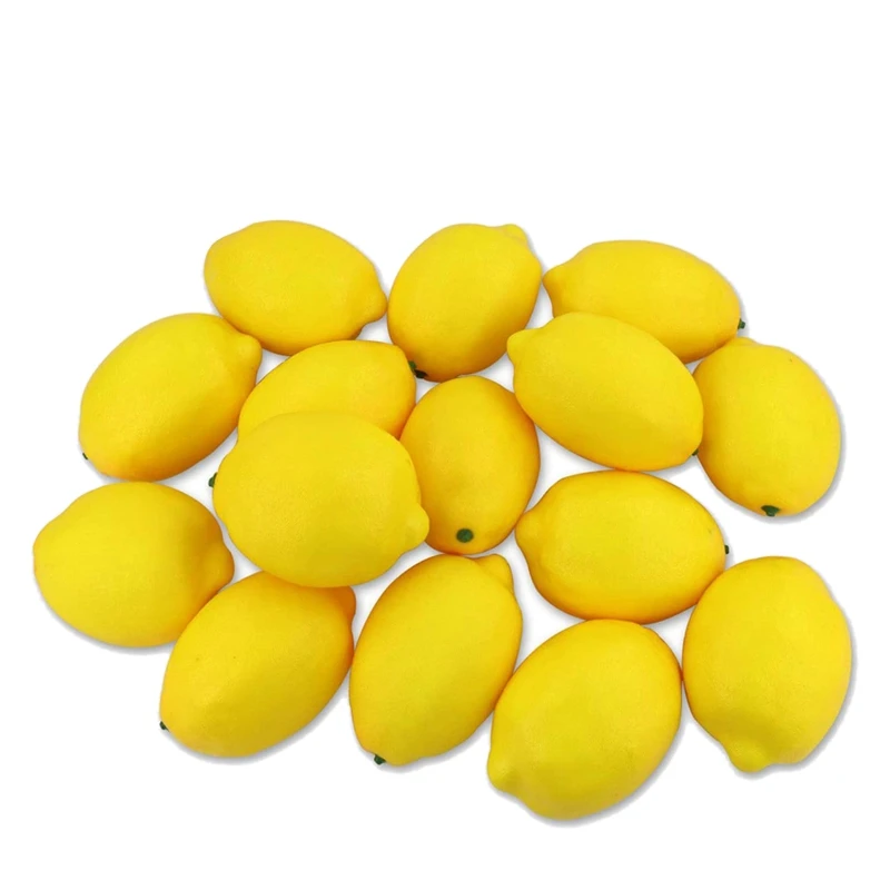 15Pcs Artificial Fake Fruit Simulation Yellow Lemon Decorations,for Still Life Paintings Home Kitchen Party Decoration
15Pcs Artificial Fake Fruit Simulation Yellow Lemon Decorations,for Still Life Paintings Home Kitchen Party Decoration