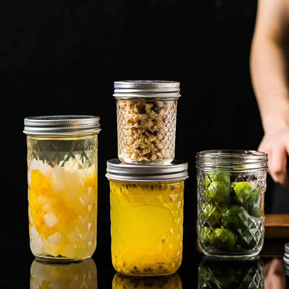 200/350/500/600ML Glass Sealed Cans Kitchen Transparent Glass Bottles Household Food Storage Jars Dried Fruit Storage Tank 
200/350/500/600ML Glass Sealed Cans Kitchen Transparent Glass Bottles Household Food Storage Jars Dried Fruit Storage Tank
