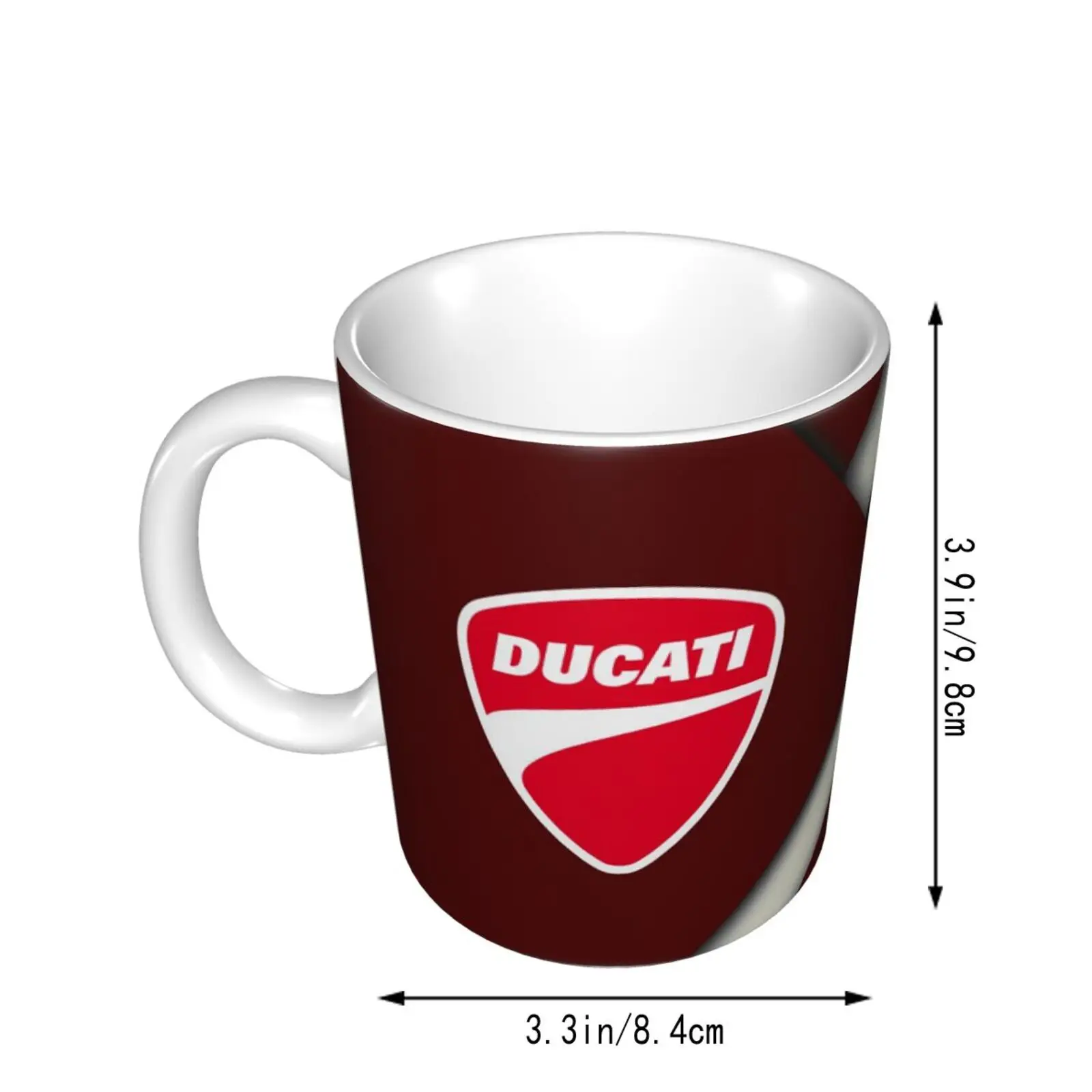Ducati Printed Funny Coffee Ceramics Mug Tea Cup 
Ducati Printed Funny Coffee Ceramics Mug Tea Cup