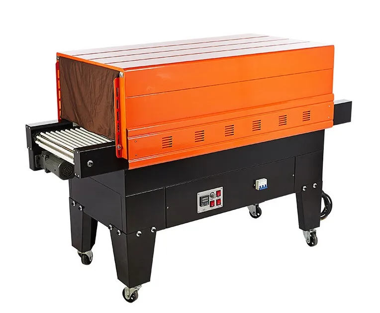 BS4535 model automatic plastic film heating wrapping machine shrinking packing machine