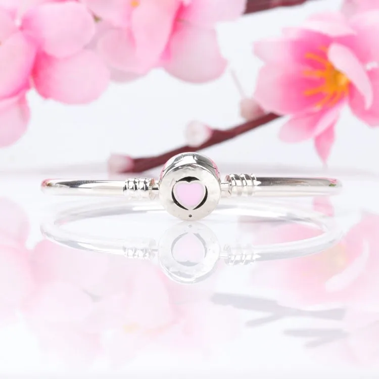 Original 925 брелок Silver Pan Bracelet Shiny Pink Heart Button Pan Bracelet Fit European Charm Bracelets Women Jewelry
Original 925 брелок Silver Pan Bracelet Shiny Pink Heart Button Pan Bracelet Fit European Charm Bracelets Women Jewelry
