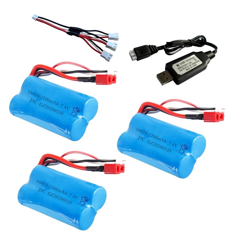 7.4V 2200MAH lipo Battery 18650 for Q46 Wltoys 10428 /12428/12423 RC Car Spare Parts with charger 7.4V 2S battery for toys parts
7.4V 2200MAH lipo Battery 18650 for Q46 Wltoys 10428 /12428/12423 RC Car Spare Parts with charger 7.4V 2S battery for toys parts