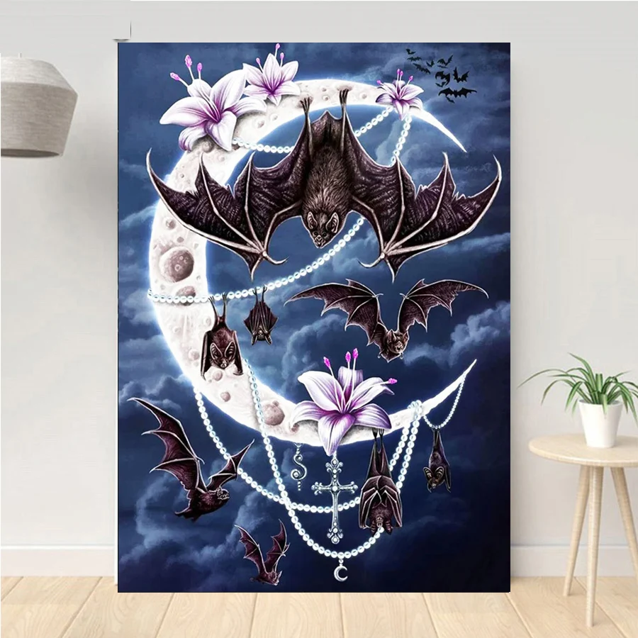 Horror Bat Mosaic Art Paint Home Decor Painting Diamond Embroidery Arts and Crafts Kit for Adult Handmade 5D Diy Paint
Horror Bat Mosaic Art Paint Home Decor Painting Diamond Embroidery Arts and Crafts Kit for Adult Handmade 5D Diy Paint