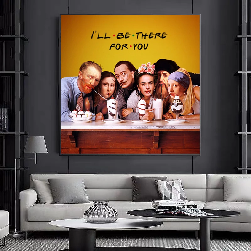 Funny Art Van Gogh and Friends Posters and Prints Canvas Paintings Wall Art Pictures for Living Room Decor (No Frame)
Funny Art Van Gogh and Friends Posters and Prints Canvas Paintings Wall Art Pictures for Living Room Decor (No Frame)