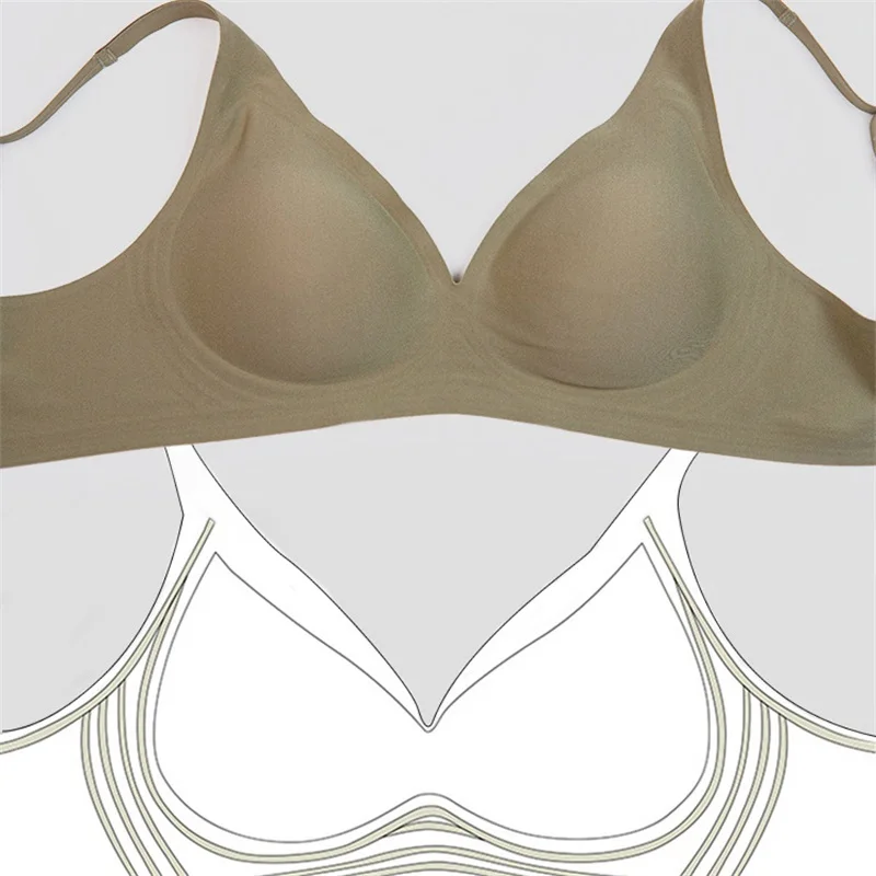 Sexy Lingerie Non-Marking Underwear Women No Steel Ring Small Chest Gathered Adjustment Sling Seamless Bra Brasieres Para Mujer
Sexy Lingerie Non-Marking Underwear Women No Steel Ring Small Chest Gathered Adjustment Sling Seamless Bra Brasieres Para Mujer