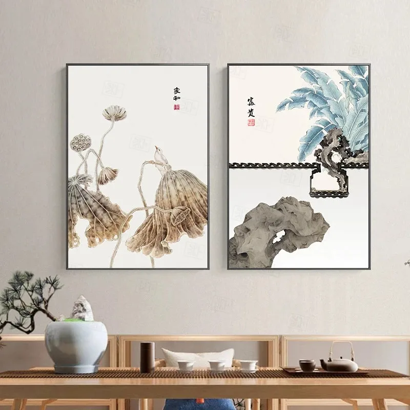 New Chinese Style Lotus Canvas Painting Posters and Print Ink Paintings for Aisle Wall Art Picture for Living Room Cuadros Decor
New Chinese Style Lotus Canvas Painting Posters and Print Ink Paintings for Aisle Wall Art Picture for Living Room Cuadros Decor