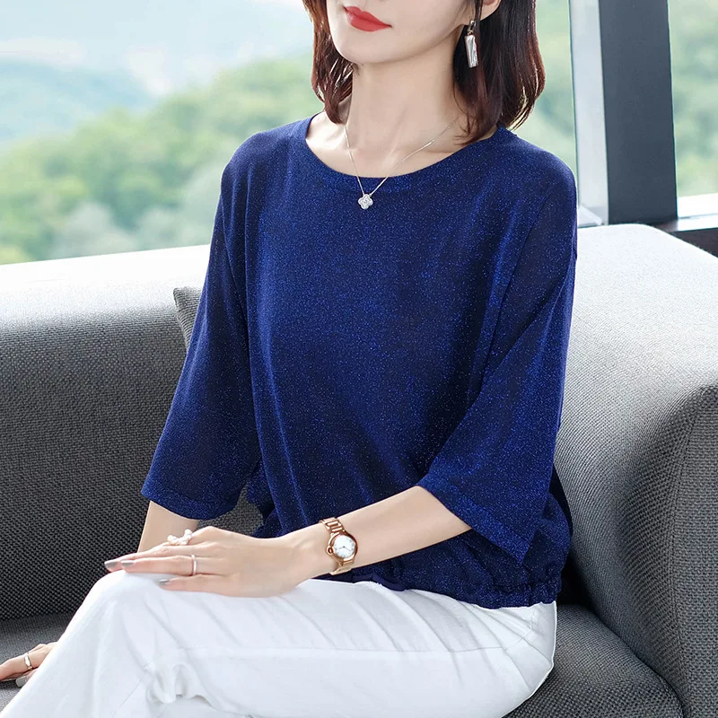 T Shirt Women blue Clothes 2019 Fashion Black Tee Top Fashion Cotton Ladies Tee Shirt
T Shirt Women blue Clothes 2019 Fashion Black Tee Top Fashion Cotton Ladies Tee Shirt