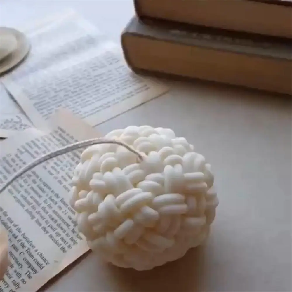 3D Wool Knitting Ball Candle Silicone Mold DIY Handmade Soap Gypsum Clay Resin Crafts Making Mould Home Decoration Ornaments
3D Wool Knitting Ball Candle Silicone Mold DIY Handmade Soap Gypsum Clay Resin Crafts Making Mould Home Decoration Ornaments