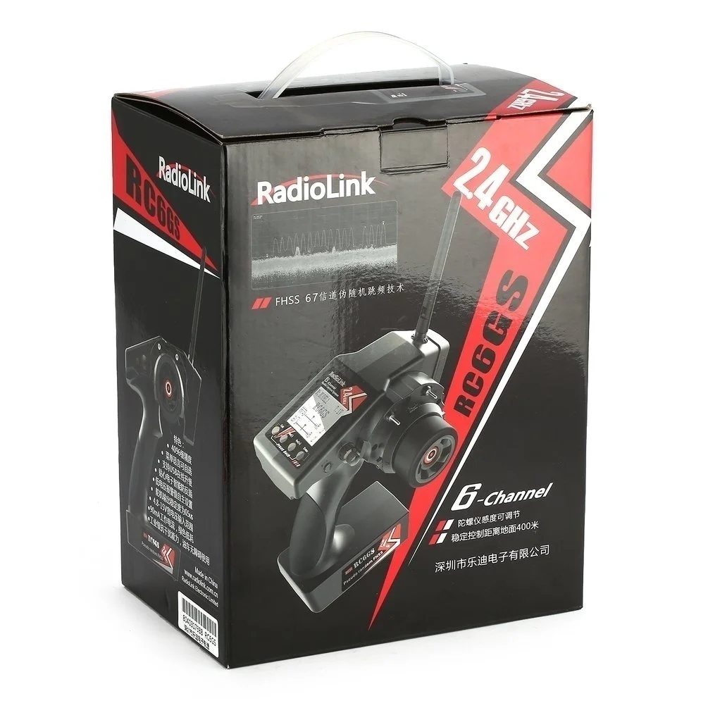RC4/6GS Remote Controller Transmitter R6FG RadioLink RC Controller Gyro Inside Receiver 2.4GHz 4/6CH 400M for RC Car Boat
RC4/6GS Remote Controller Transmitter R6FG RadioLink RC Controller Gyro Inside Receiver 2.4GHz 4/6CH 400M for RC Car Boat