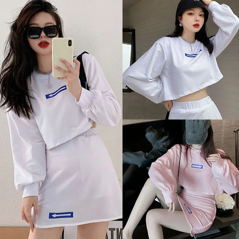 Women's O Neck Long Sleeves Top + Sexy Skirt Sports Leisure Two-Piece Set
Women's O Neck Long Sleeves Top + Sexy Skirt Sports Leisure Two-Piece Set