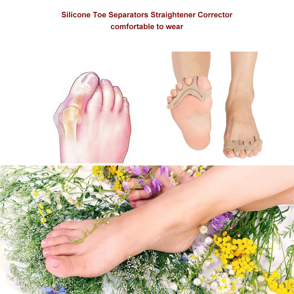 Silicone toe splitter toe orthotic pad Bunion relives pain stretcher toe orthotics 1 pair
Silicone toe splitter toe orthotic pad Bunion relives pain stretcher toe orthotics 1 pair