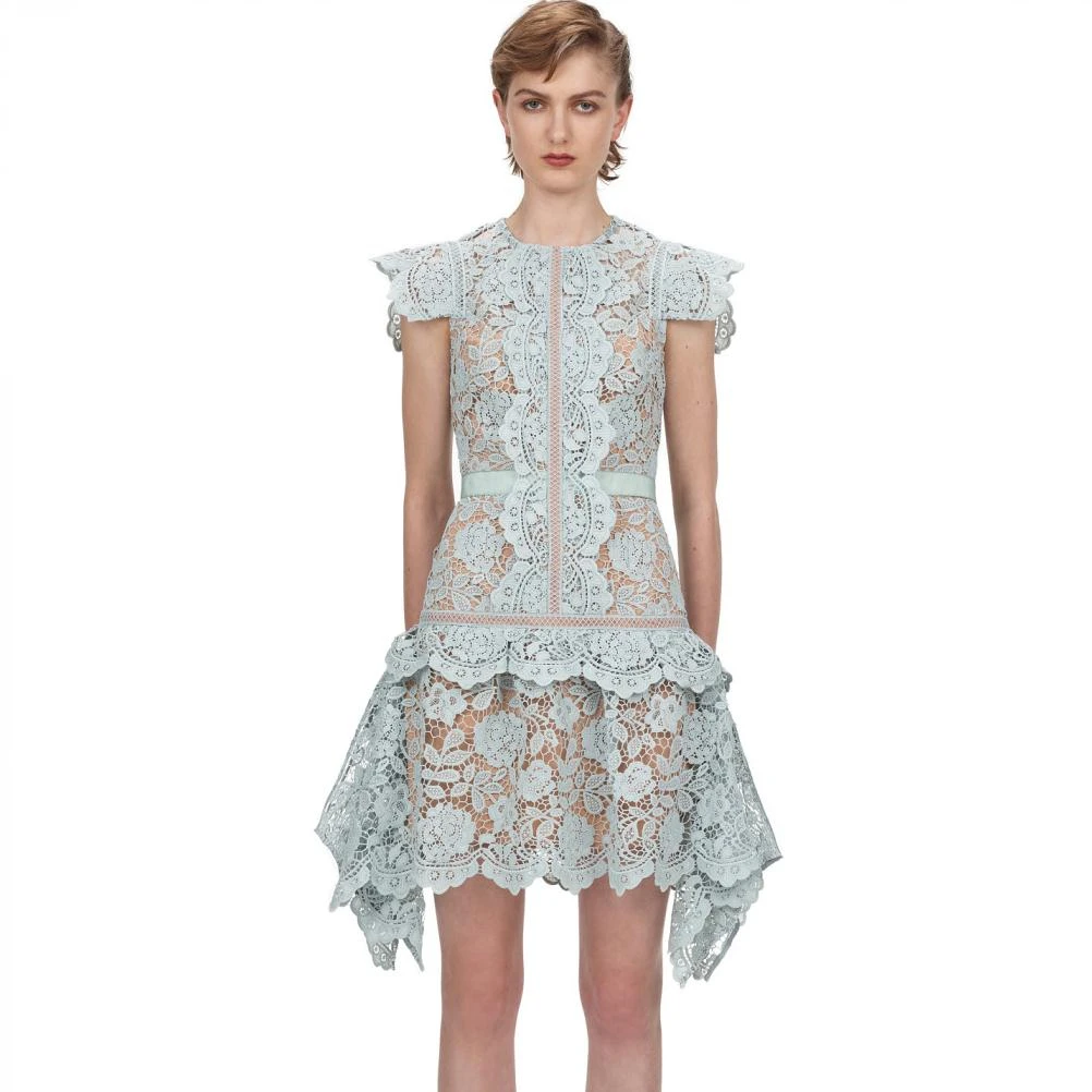 Runway hollow out Sexy Lace Dress Summer Women Elegant Ruffles Flower Embroidery Dresses Party A-Line Short Mini Vestidos Female
Runway hollow out Sexy Lace Dress Summer Women Elegant Ruffles Flower Embroidery Dresses Party A-Line Short Mini Vestidos Female