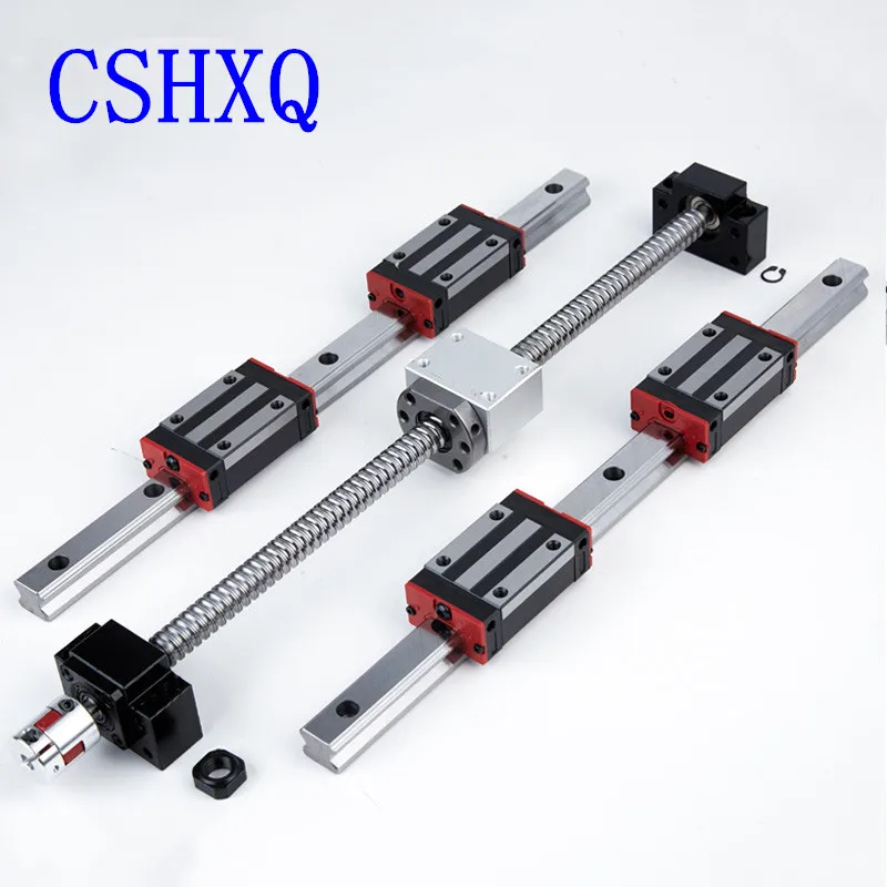 Ball Screw SFU1204+Linear Guide HGR15 800mm 2pcs + 4PCS Linear Carriage Block HGH15CA or HGW15CC BKBF10+Nut Housing+Coupling for
Ball Screw SFU1204+Linear Guide HGR15 800mm 2pcs + 4PCS Linear Carriage Block HGH15CA or HGW15CC BKBF10+Nut Housing+Coupling for