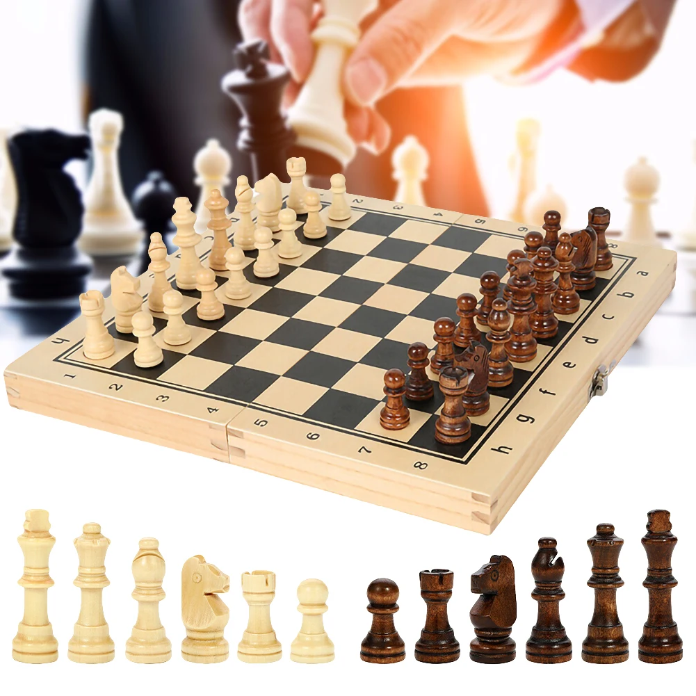 Magnetic Wooden Folding Chess Set For Adult Kids Beginner Large Chess Board Chess Games 29x29cm/34x34cm
Magnetic Wooden Folding Chess Set For Adult Kids Beginner Large Chess Board Chess Games 29x29cm/34x34cm