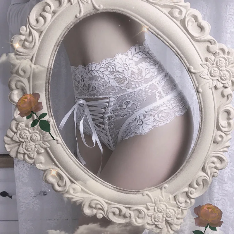 Sexy Lace Panties Women's Lace Hot Cross Straps Abdomen and Hips High Waist Briefs Transparent Sexy Lingerie Women Underwear
Sexy Lace Panties Women's Lace Hot Cross Straps Abdomen and Hips High Waist Briefs Transparent Sexy Lingerie Women Underwear