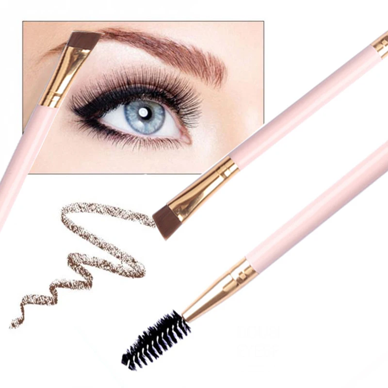 Double Ended Eyes Makeup Brush Eyebrow Powder Eyelash Brushes Eye Mascara Cosmetic Beauty Make Up Brush Comb Tools
Double Ended Eyes Makeup Brush Eyebrow Powder Eyelash Brushes Eye Mascara Cosmetic Beauty Make Up Brush Comb Tools
