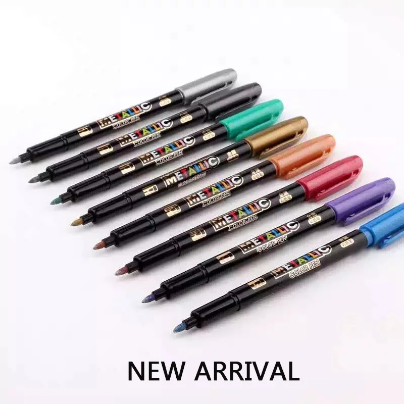 10 Colors Metallic Marker Pen Set DIY Scrapbooking Crafts Card Making Brush/ Round Head Art Pen For Drawing
10 Colors Metallic Marker Pen Set DIY Scrapbooking Crafts Card Making Brush/ Round Head Art Pen For Drawing