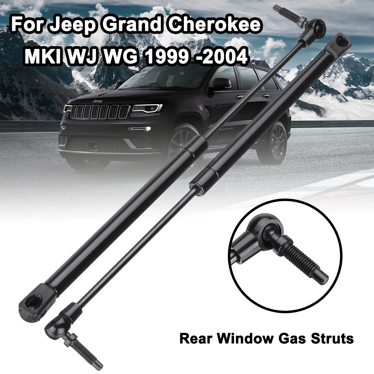 2pcs For Jeep Grand Cherokee MKI WJ WG 1999-2004 Car Rear Window Boot Gas Support Struts Bars 55136761AA 55136965AA
2pcs For Jeep Grand Cherokee MKI WJ WG 1999-2004 Car Rear Window Boot Gas Support Struts Bars 55136761AA 55136965AA