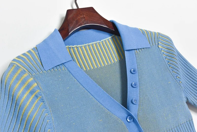 Sexy Bodycon Dress Women 2020 Summer Knitted Sheath Hip Dress Contrast Color Lapel Deep V-neck Short Sleeve Mini Dress Vestidos
Sexy Bodycon Dress Women 2020 Summer Knitted Sheath Hip Dress Contrast Color Lapel Deep V-neck Short Sleeve Mini Dress Vestidos