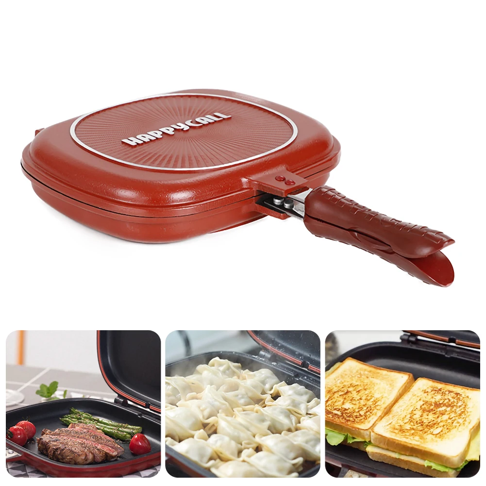 32CM/28CM Double Side Grill Frying Pan Cookware Aluminum Alloy Non-Stick Barbecue Cooking Tool Pancake Pan Pancake Makerl
32CM/28CM Double Side Grill Frying Pan Cookware Aluminum Alloy Non-Stick Barbecue Cooking Tool Pancake Pan Pancake Makerl