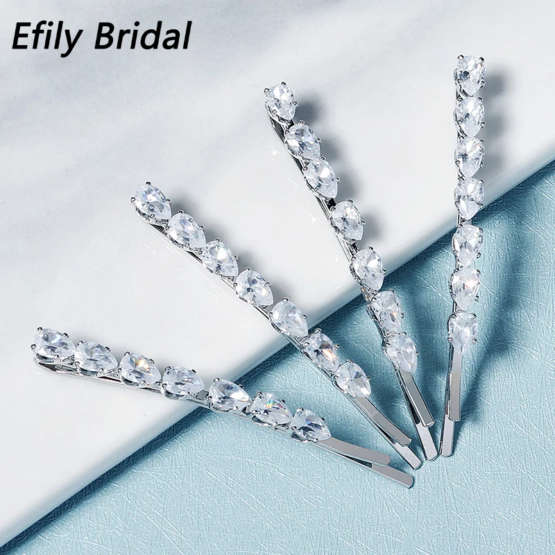 Efily Cubic Zirconia Hair Clips for Women Accessories Girls Hairpins Bridal Wedding Hair Jewelry Bride Headpiece Bridesmaid Gift
Efily Cubic Zirconia Hair Clips for Women Accessories Girls Hairpins Bridal Wedding Hair Jewelry Bride Headpiece Bridesmaid Gift