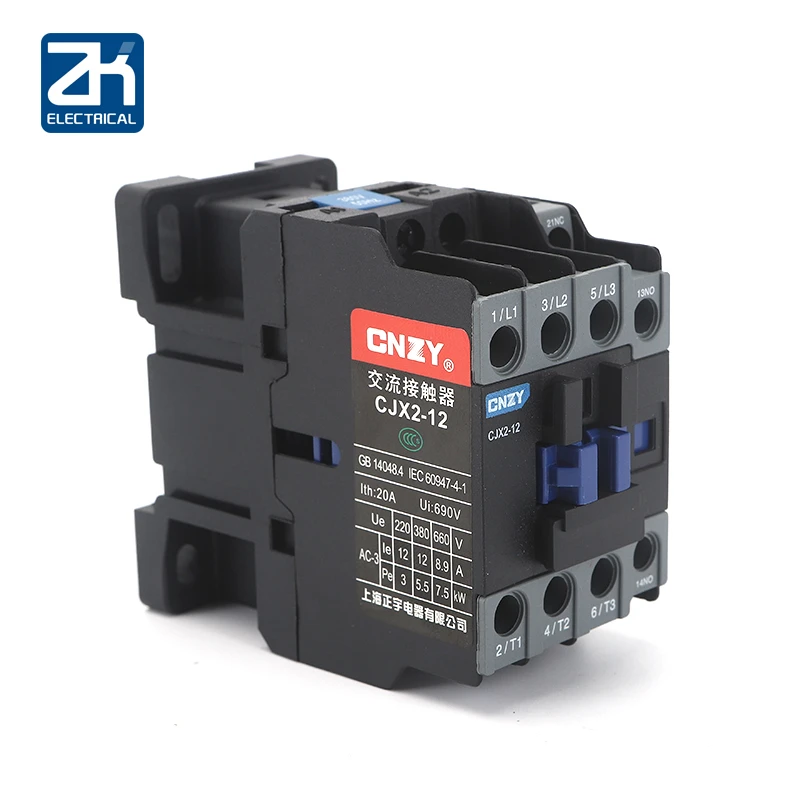 (LC1)CJX2-12 low voltage AC contactor high quality 12A 1NO+1NC 110V 24V 380V 36V
(LC1)CJX2-12 low voltage AC contactor high quality 12A 1NO+1NC 110V 24V 380V 36V
