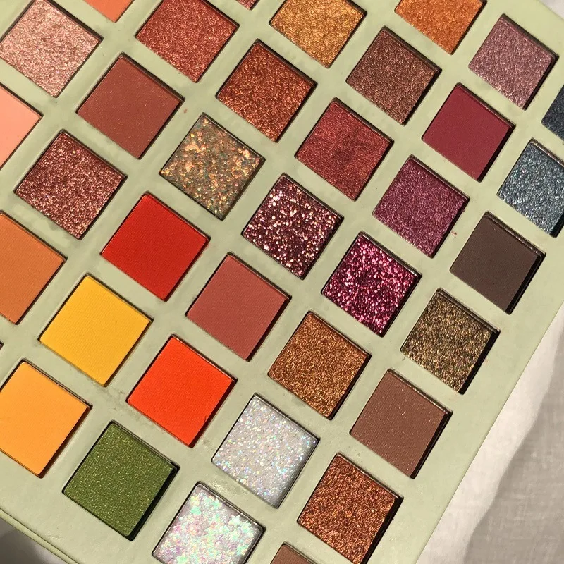 42 Colors Oil Painting Eyeshadow Palette Glitter Shimmer Eye Shadow Powder Matte Makeup Cosmetic | Красота и здоровье