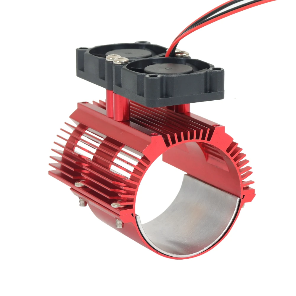 1set Metal Dual Fan 41-43mm Motor Radiator Heat Sink for 1/8 RC Car Monster Truck Traxxas SUMMIT E-REVO
1set Metal Dual Fan 41-43mm Motor Radiator Heat Sink for 1/8 RC Car Monster Truck Traxxas SUMMIT E-REVO