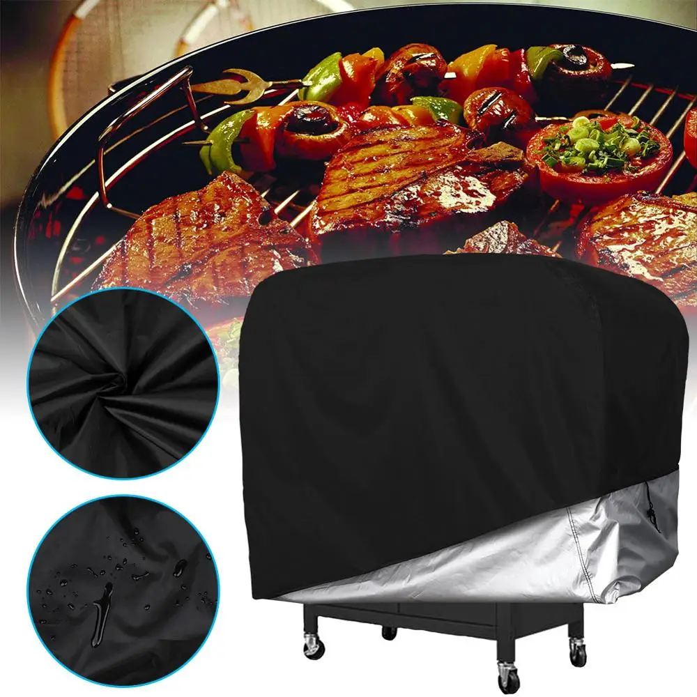 OurWarm Black Waterproof BBQ Cover Outdoor Rain Grill Anti Dust Home Party Supplies Barbeque Cover 117*62*145cm
OurWarm Black Waterproof BBQ Cover Outdoor Rain Grill Anti Dust Home Party Supplies Barbeque Cover 117*62*145cm