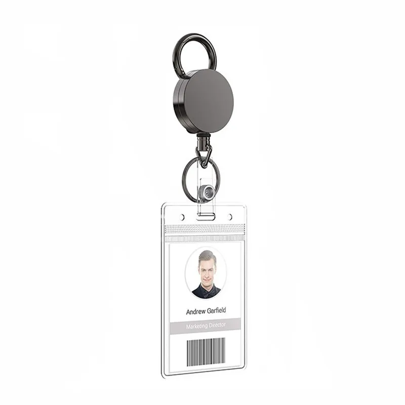 ID Card Holder Business Card Holder Metal Badge Holders Nursing Extendable Keychain Case For Badges ID Card Man Card holder
ID Card Holder Business Card Holder Metal Badge Holders Nursing Extendable Keychain Case For Badges ID Card Man Card holder