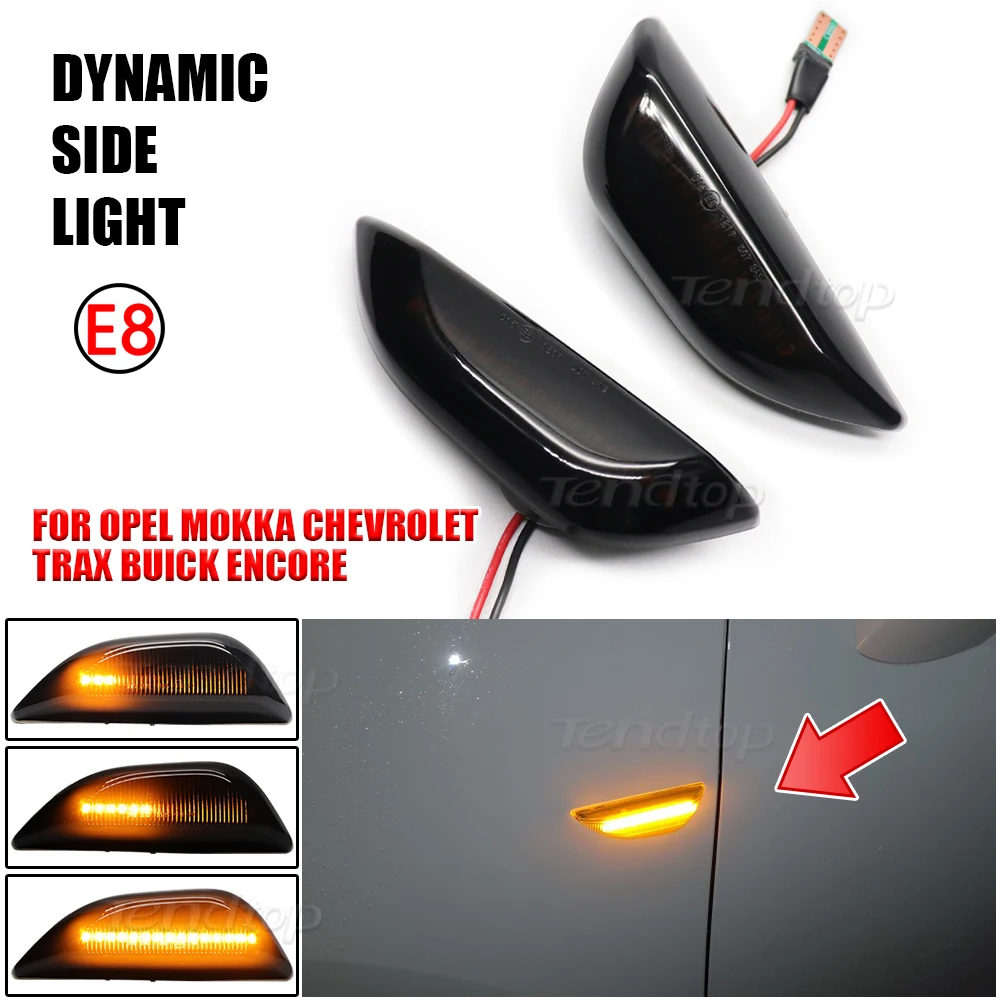 Dynamic Blinkers LED Side Light Flashing Turn Signal Lamp Car Light For Opel Mokka Mokka X Chevrolet Trax Buick Encore 2013-2020
Dynamic Blinkers LED Side Light Flashing Turn Signal Lamp Car Light For Opel Mokka Mokka X Chevrolet Trax Buick Encore 2013-2020